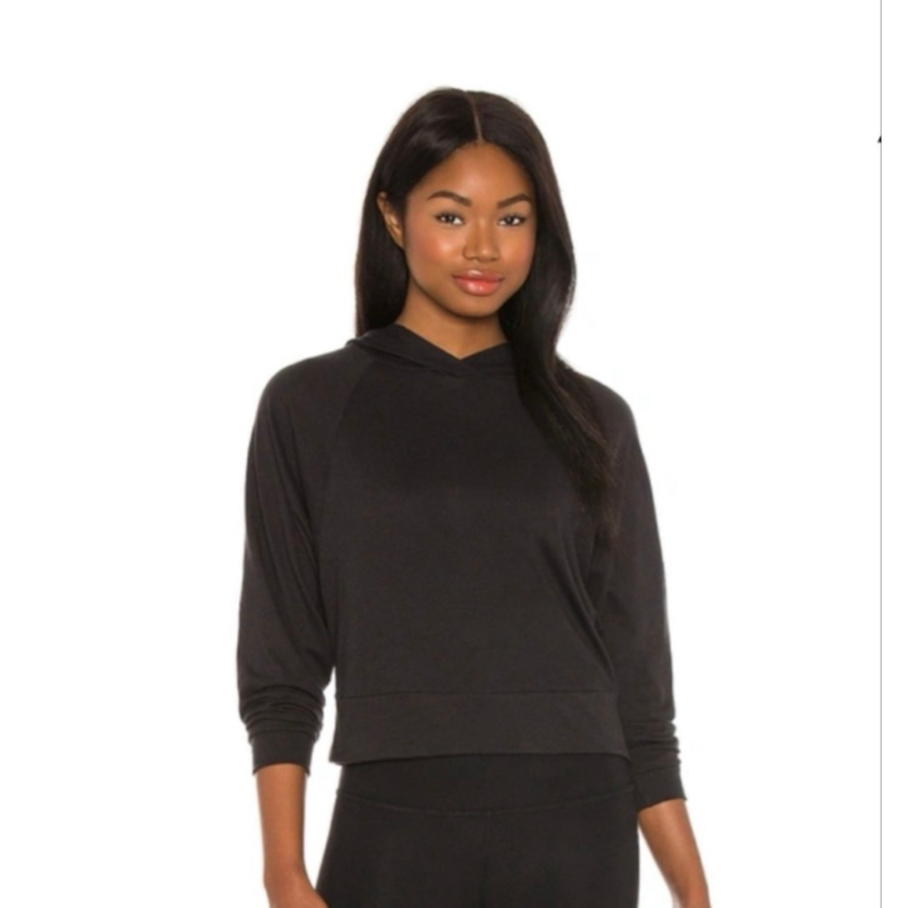 Beyond Yoga Never Been Cropped Hoodie Black- Size XL